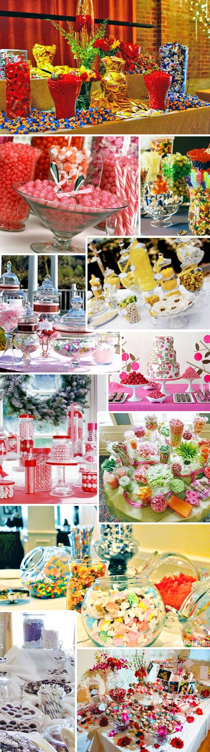 Tags bridal guide candy bar buffets candy bars unique wedding ideas 